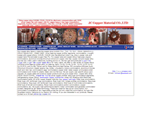 Tablet Screenshot of jccopper.com